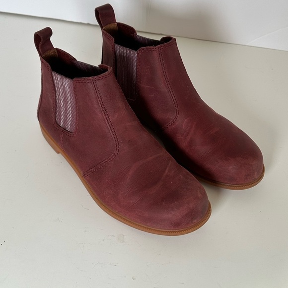 Kodiak Distressed Red Leather Round Toe Comfortable Chelsea Boots Sz 7.5M - Picture 2 of 8